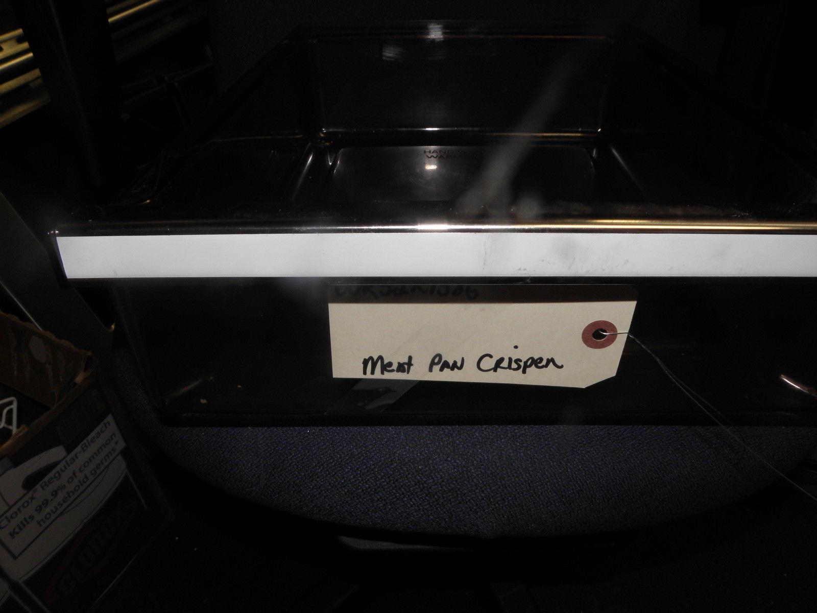 HOTPOINT 2 DOOR REFRIGERATOR WR32X1386 MEAT PAN CRISPER DRAWER USED PART HOTPOINT 2 DOOR REFRIGERATOR WR32X1386 MEAT PAN CRISPER DRAWER USED PART